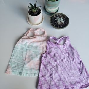 Set of two 2T Baby Gap Tie Dye Racerback Tanks